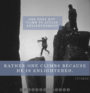 Climbing quote