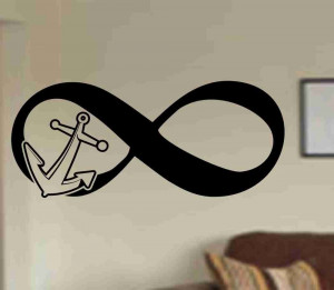 ... Infinity Anchor Wall Decal Sticker Family Art Graphic Famous Quotes