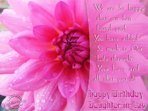 Quotes For Daughter In Law ~ Happy Birthday Wishes For Daughter In Law ...