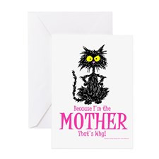 MOTHER'S DAY CAT Greeting Cards (Pk of 10) for
