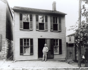 Mark Twain at his Boyhood Home in Hannibal.
