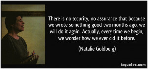 nothing is that important natalie goldberg quotes quotations