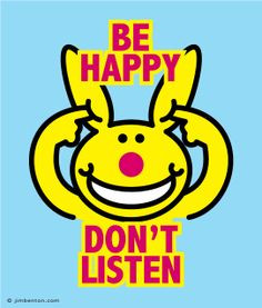 Happy Bunny: be happy ... More