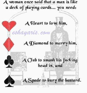 The secret of how woman control man lies in a deck of cards.... How ...