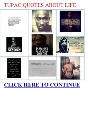 tupac quotes about life – Tupac Shakur: