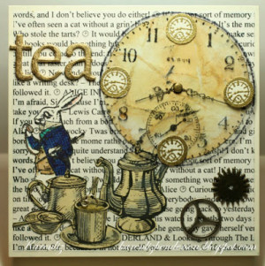 ... was to make something that represents time here is my project tea time