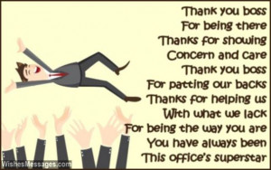 Thank You Poems for Boss: Notes to Say Thank You