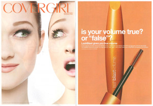 Check out the ad below. False advertising! Pun intended!