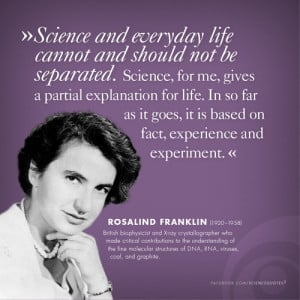 Happy Birthday Rosalind Franklin