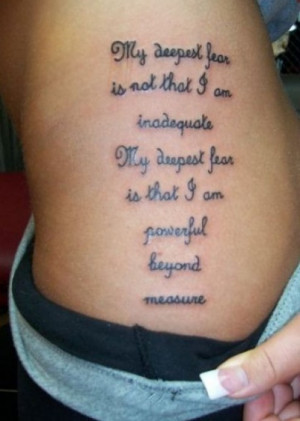 Tattoo Ideas: Quotes on Addiction, Sobriety, Recovery