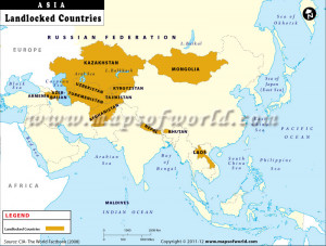 Landlocked Countries in South Asia