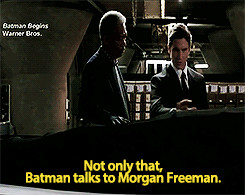 Batman Stephen Colbert The Report Morgan Freeman Bruce Wayne