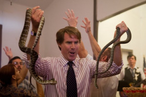 To appeal to every base possible, Will Ferrell goes snake handling.