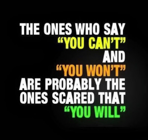 In You, You Will Never Succeed: Quote About If You Listen To People ...