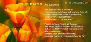 Friends Are Everything ~ Friendship Quote
