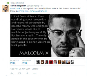 Malcolm X was murdered because he believed that the races could get ...