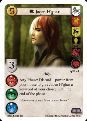 Jaqen Hghar Face Change