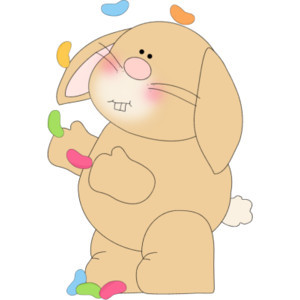 Pink Jelly Bean Clip Art Image