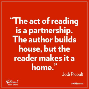 ... builds the house, but the reader makes it a home.