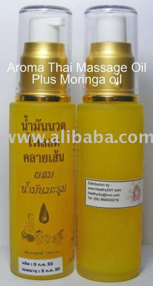 Aromático natural a base de hierbas tailandesas de masaje de aceite ...