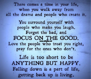 Focus on the Good.