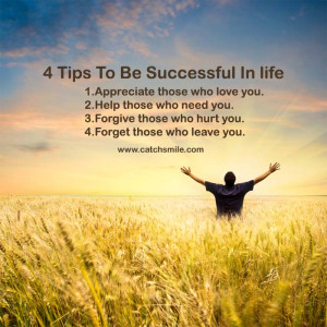 Tips To Be Successful In life