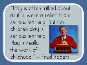 Quote from Fred Rogers says it all--