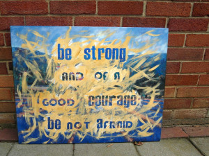 Quotes on Canvas Art using vinyl letters - SO EASY and quick!