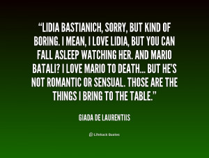 comfortable in my own skin. I know I'm not going to ever be Cindy ...