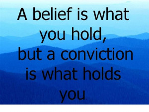 There is a difference between conviction & condemnation. Both are ...