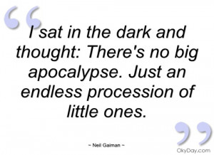 sat in the dark and thought neil gaiman
