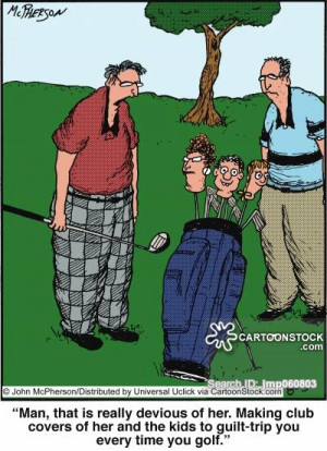 Golf Widow cartoons, Golf Widow cartoon, funny, Golf Widow picture ...