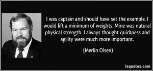 was captain and should have set the example. I would lift a minimum ...