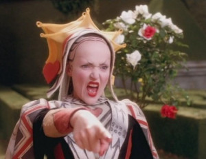 Miranda Richardson as The Queen of Hearts