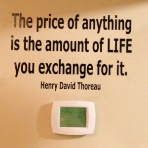 ... Thoreau quotes. Use Upper Case Living to order custom quotes you like