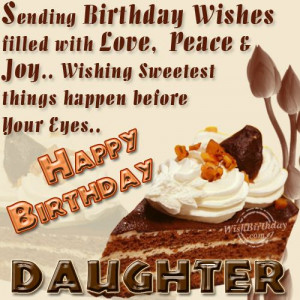 daughter /> Birthday Wishes