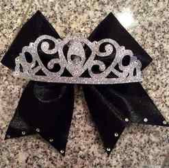 all cheer bow $ 25 00 choose options pop tarts white glitter cheer bow ...