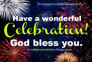 Wonderful Celebration in your New Year of life. free christian card ...