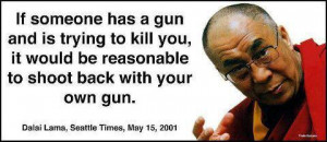 allergic2religion:Dalai Lama speaks about Gun.The Dalai Lama loves ...
