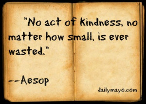 Quote: Aesop on Kindness