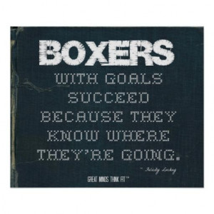 Boxers with Goals Succeed in Denim > Motivational poster with #boxing ...