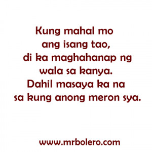 Quotes Love Tagalog Hurts Mahal Quotes Tagalog Love