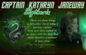 Star Trek Voyager Janeway - Slytherin