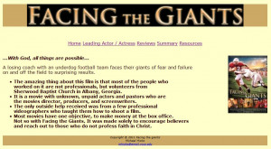 Facing the Giants Movie Quotes