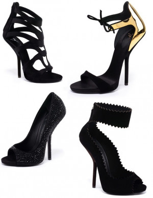 giuseppe zanotti heels 2013 black