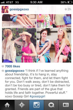 Serena and Blair with friendship quoteBlair And Serena Quotes, Bffs ...