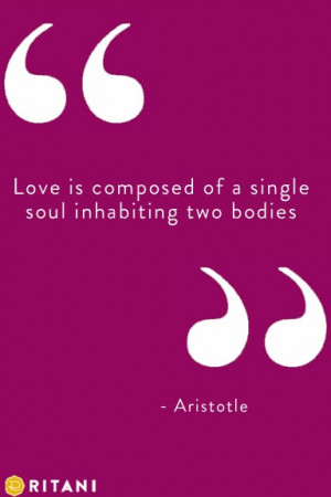 Love Quotes: Aristotle - Romantic Wisdom