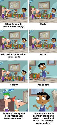 phineas and ferb, math! More