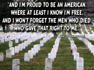 And I’M Proud To Be An American, Where At Least I Know I’M Free ...