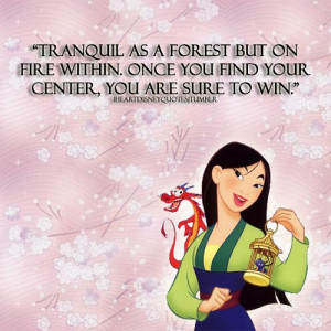 Mulan disney quote
